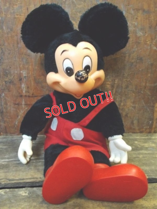 画像1: ct-130115-56 Mickey Mouse / Applause 80's Plush doll