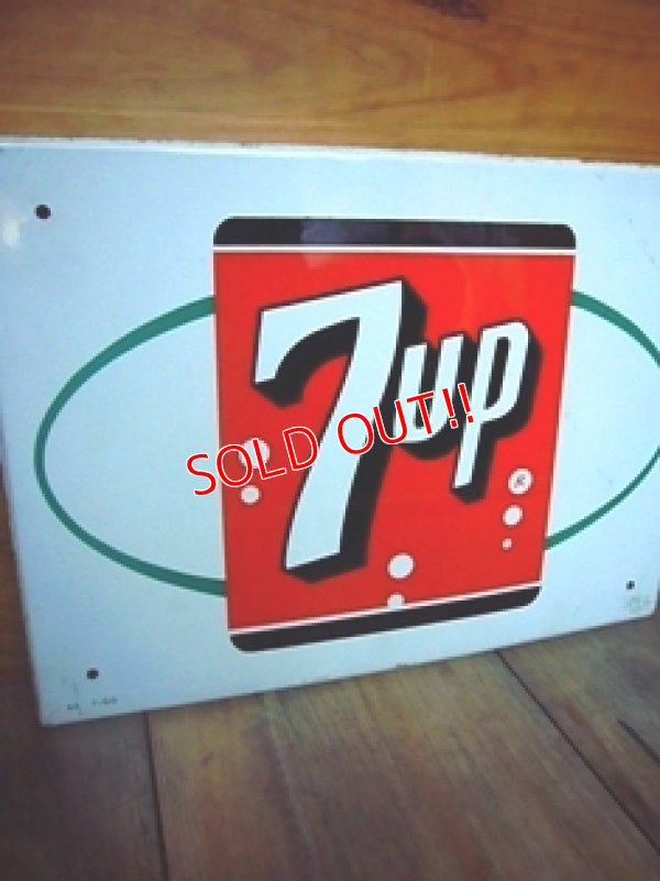 画像1: dp-110413-05 7up / Display Tin Sign