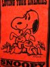 画像3: ct-130212-08 PEANUTS / 60's Banner "Snoopy" Red (3)