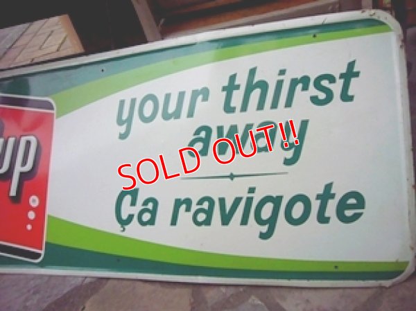 画像3: dp-110525-01 7up / 70's Sign "your thirst away"
