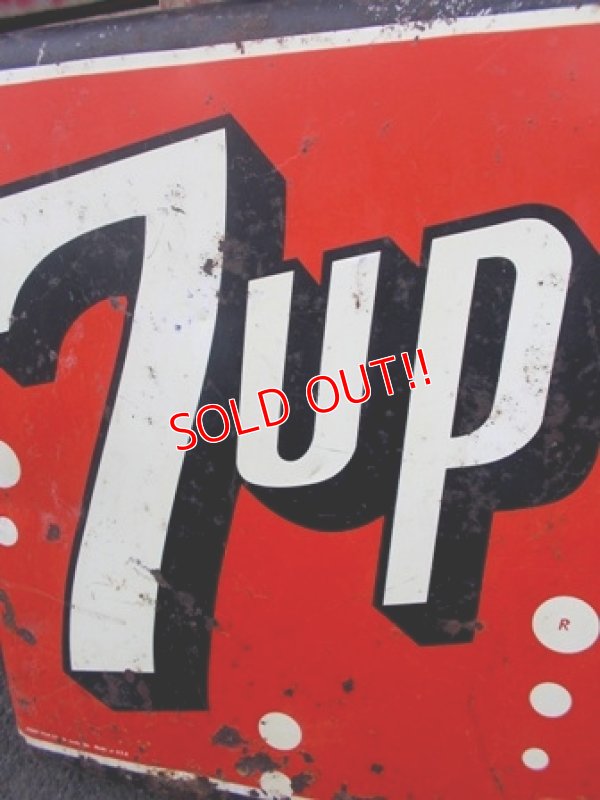 画像2: dp-130107-05 7up / 60's metal sign