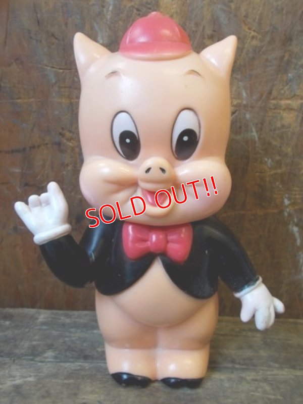 画像1: ct-130205-26 Porky Pig / R.DAKIN 70's Plastic Bank