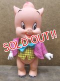 ct-110822-06 Porky Pig / R.DAKIN 70's figure "Pink jacket"