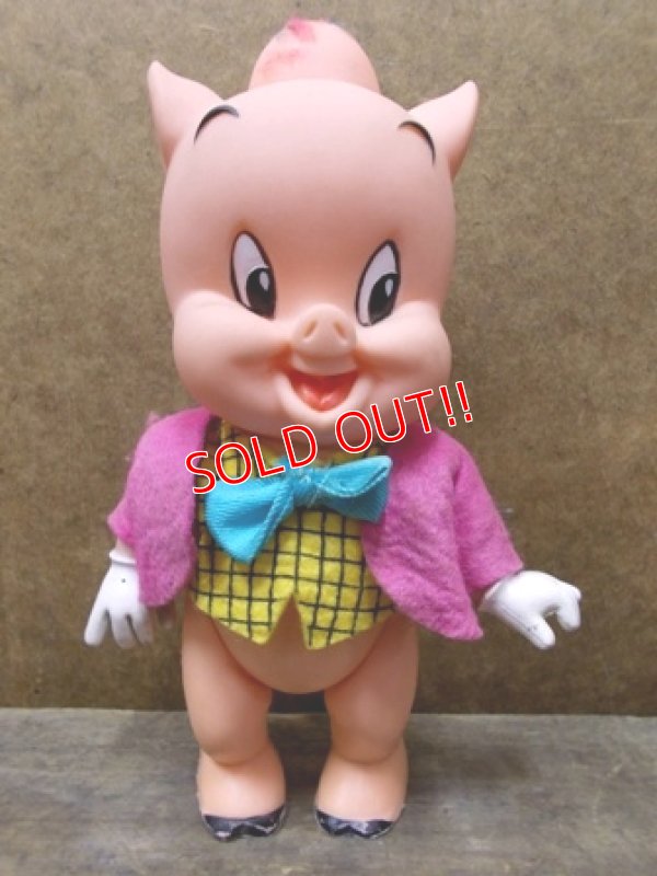 画像1: ct-110822-06 Porky Pig / R.DAKIN 70's figure "Pink jacket"