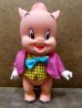 画像1: ct-110822-06 Porky Pig / R.DAKIN 70's figure "Pink jacket" (1)