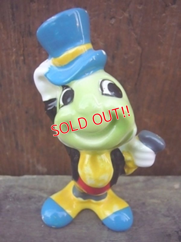 画像1: ct-120222-15 Jiminy Cricket / 70's ceramic figure