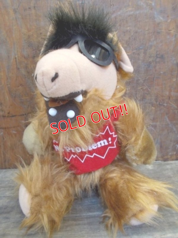画像1: ct-130305-16 ALF / 80's Plush doll "No Problem" Red