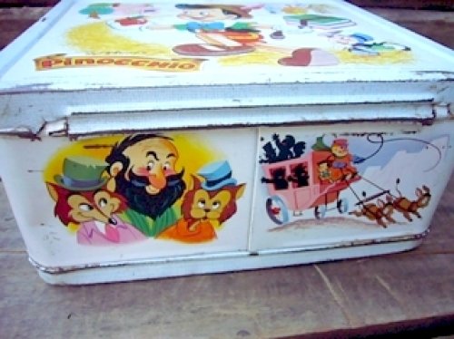 他の写真1: ct-111229-27 Pinocchio / Aladdin 60's Lunchbox