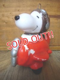 ct-110615-37 Snoopy Ceramic Ornament / 1979 Flying Ace