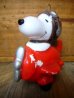 画像1: ct-110615-37 Snoopy Ceramic Ornament / 1979 Flying Ace (1)