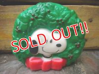 ct-110830-24 Snoopy / 70's Vinyl Squeak Toy "Wreath"