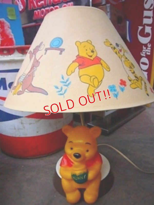 画像1: ct-110110-04 Winnie the Pooh / Vintage Desk Lamp