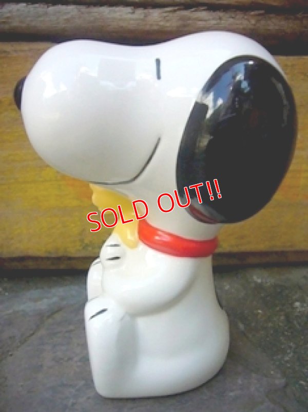 画像2: ct-110906-63 Snoopy & Woodstock / Willitts 1989 Ceramic figrue