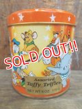 ct-130305-34 Disney Characters / 70's Taffy Trifle Tin can