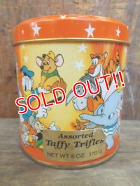 ct-130305-34 Disney Characters / 70's Taffy Trifle Tin can