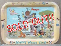 Mickey Mosue Club / 60's Tin tray Mickey Mosue Club / 60's Tin tray