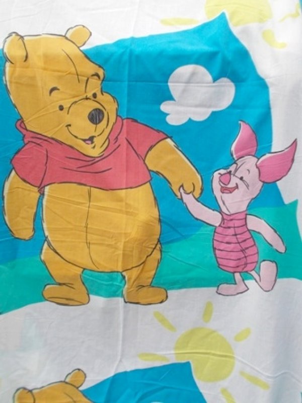 画像1: ct-120117-04 Winnie the Pooh / 90's Flat sheet