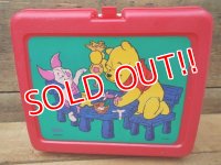 ct-120717-08 Winnie the Pooh / Thermos 90's Plastic Lunchbox