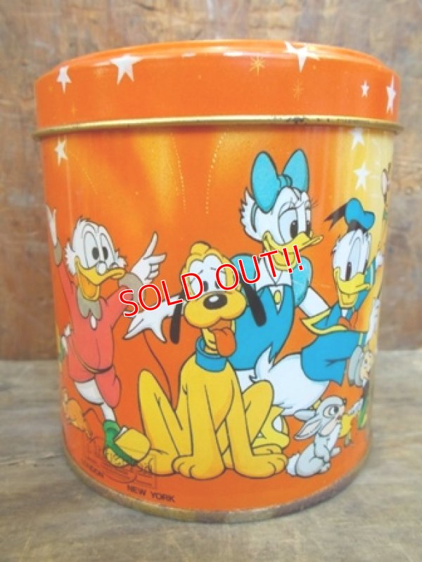 画像2: ct-130305-34 Disney Characters / 70's Taffy Trifle Tin can