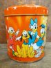 画像2: ct-130305-34 Disney Characters / 70's Taffy Trifle Tin can (2)