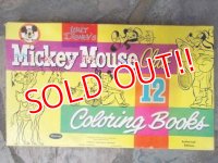ct-120805-04 Mickey Mouse Club / Whitman 50's 12 Coloring Books