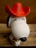 画像3: ct-121010-10 Snoopy / 80's Vinyl Squeak Toy "Cow boy" (3)