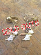 ct-110615-42 Snoopy / AVIVA 70's-80's Earrings