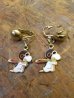 画像1: ct-110615-42 Snoopy / AVIVA 70's-80's Earrings (1)