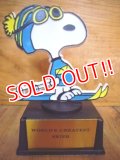 ct-101003-26 Snoopy / AVIVA 70's Trophy "'WORLD'S GREATEST SKIER"