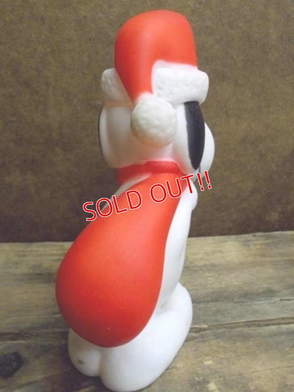 画像3: ct-121010-06 Snoopy / 80's Vinyl Squeak Toy "Santa"