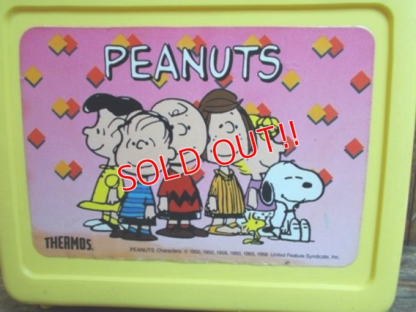 画像2: ct-130115-25 Peanuts / Plastic Lunchbox & Thermos