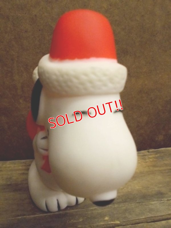 画像4: ct-121010-06 Snoopy / 80's Vinyl Squeak Toy "Santa"