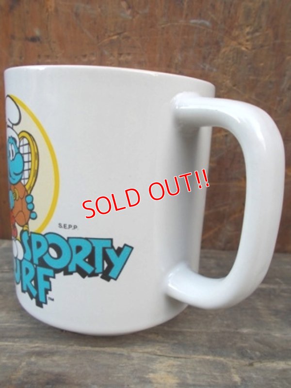 画像3: gs-130109-01 Smurf / 80's Sporty Smurf Ceramic mug