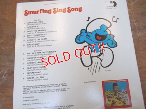 画像3: ct-121120-15 Smurf / Smurfing Sing Song 80's Record