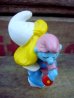 画像2: ct-120203-17 Smurf / PVC "Smurfette & Baby Smurf" #20192 (2)