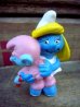画像1: ct-120203-17 Smurf / PVC "Smurfette & Baby Smurf" #20192 (1)