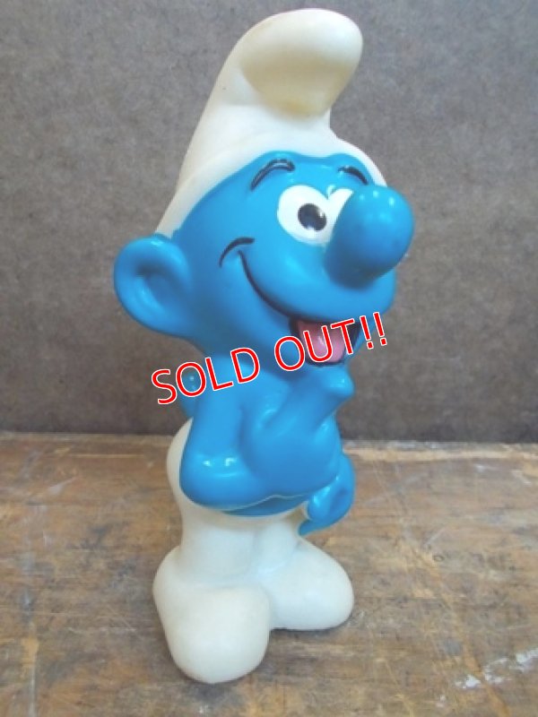 画像1: ct-121201-05 Smurf / 80's Rubber doll