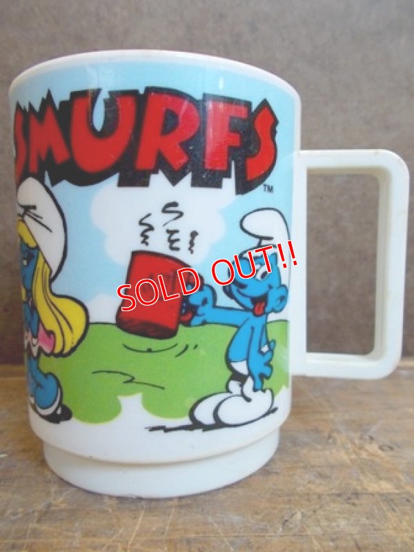 画像1: ct-121201-08 Smurf / 80's Plastic mug