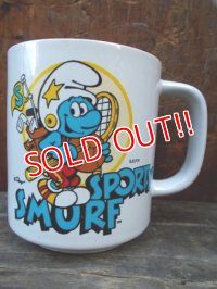 gs-130109-01 Smurf / 80's Sporty Smurf Ceramic mug
