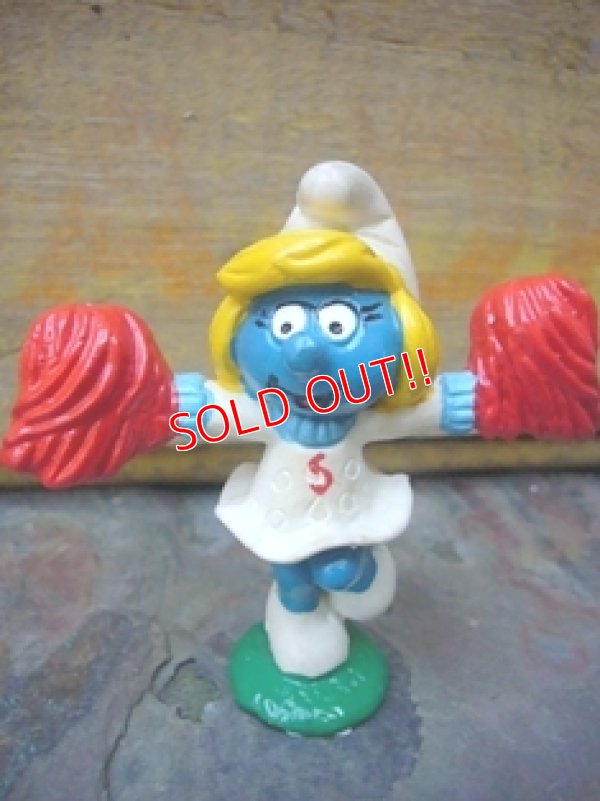 画像1: ct-110809-03 Smurfette / PVC "Cheer Leaderl" #20149