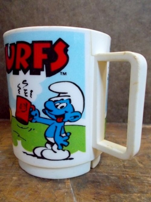 他の写真1: ct-121201-08 Smurf / 80's Plastic mug