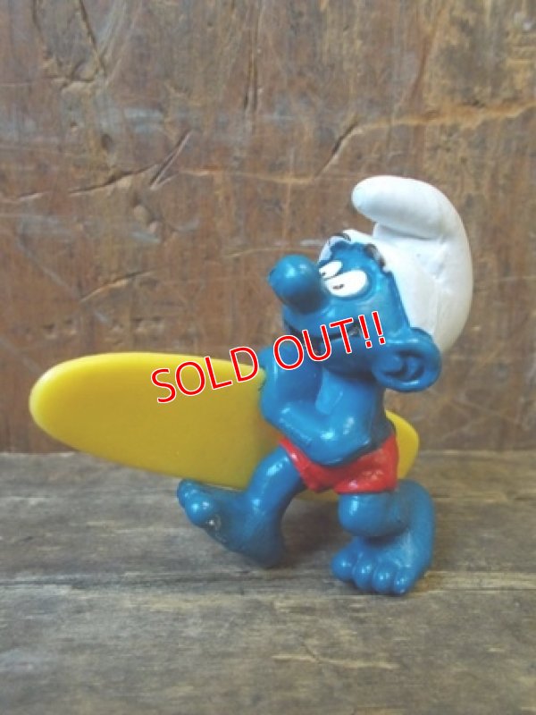画像1: ct-130205-43 Smurf / PVC "Surfboarder" #20137
