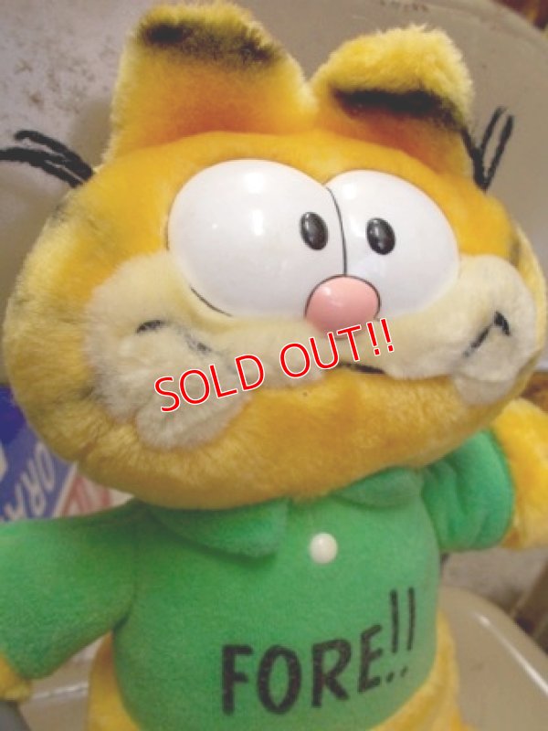 画像2: ct-130319-27 Garfiled / R.DAKIN 80's Plush doll "Golf"