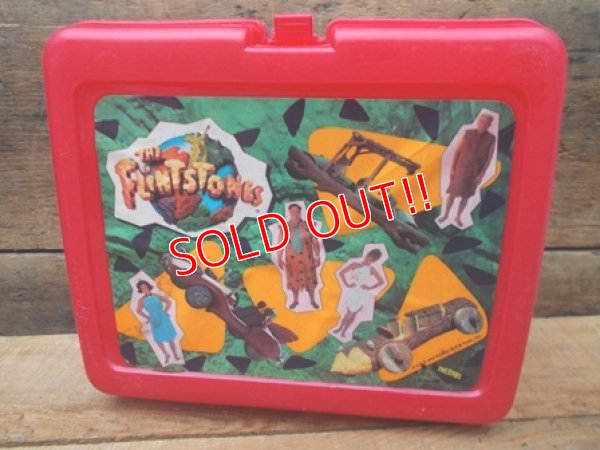 画像1: ct-120717-05 The Flintstones / Plastic Lunchbox & Thermos