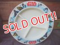 ct-110406-05 STAR WARS / 1977 3 compartment plate