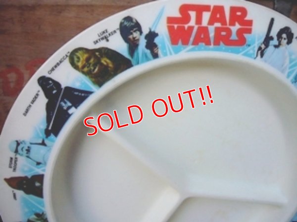 画像2: ct-110406-05 STAR WARS / 1977 3 compartment plate