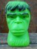 画像1: ct-130108-06 Incredible Hulk / 1979 Halloween candy bucket container (1)