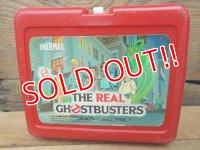 ct-120717-06 The Real Gohst Busters / 80's Plastic Lunchbox & Thermos