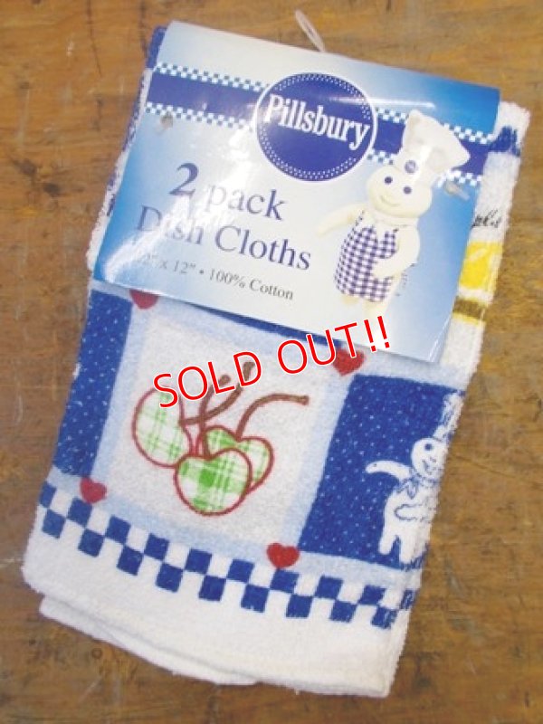 画像1: ct-121211-13 Pillsbyry / Poppin Fresh 2005 2 pack dishcloths