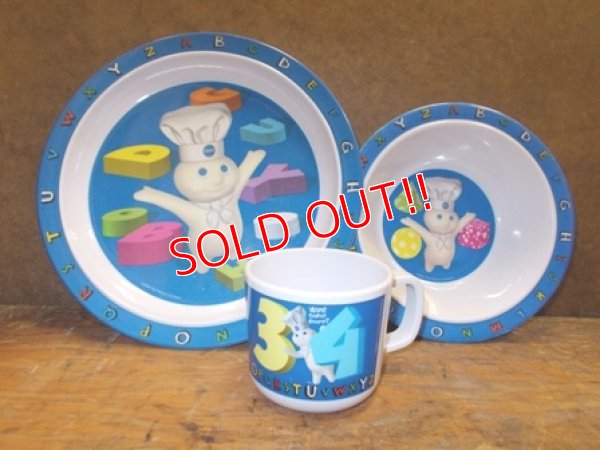 画像1: ct-121010-48 Pillsbury / Poppin Fresh 2000 Plastic Plate,Bowl & Mug